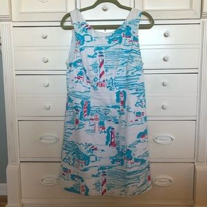 Lilly Pulitzer Watch Out Lighthouse shift size 10